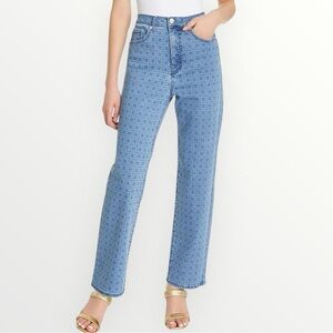 DO by Dee Ocleppo Matilda High Rise Straight Leg Jean Standard Pants Size 6 NWT